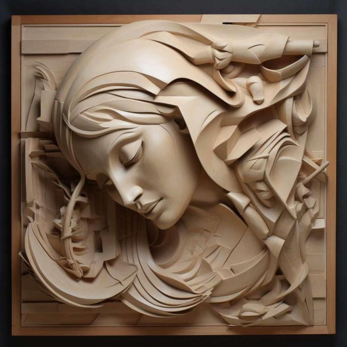 نموذج ثلاثي الأبعاد لآلة CNC 3D Art 